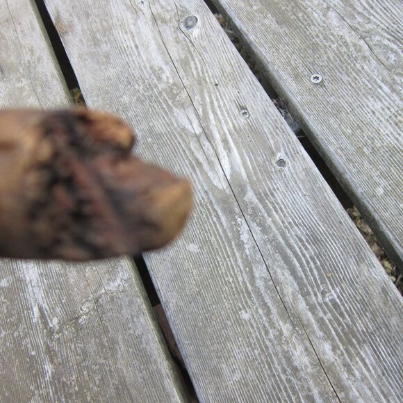 Antique Wooden Butter Churn with Dasher Primitive Farmhouse Off Grid Metal Bands - Picture 8 of 15